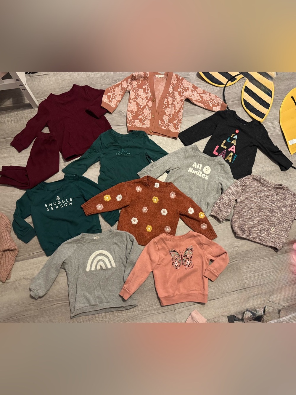 Toddler Girl Sweatshirt Bundle - 10 Pieces